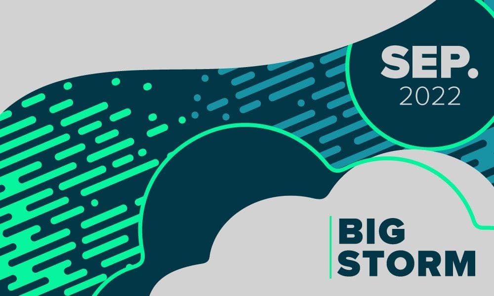 Big Storm Playlist September Playlist Feel Goods graphic